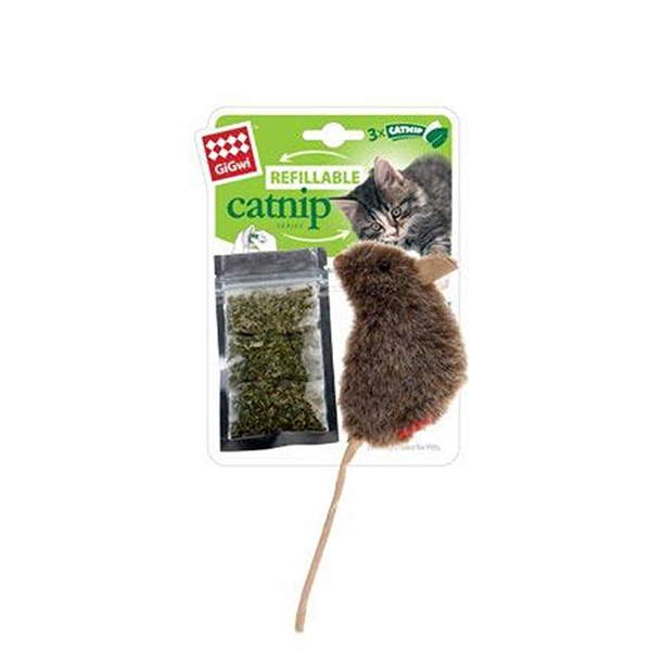 Gigwi 7051 Catnip Hazneli Fare Kedi Oyuncak - 1