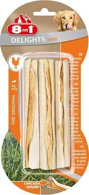 8 in 1 Delights 3lü Stick Ağız Temizleme Kemiği 75 GR - 1