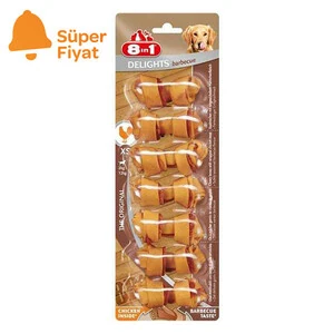 8 in 1 Delights Barbekü Köpek Ödül Kemiği XS