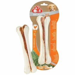 8 in 1 Delights Bones Köpek Ağız Bakım Ödül Kemiği Large 130 GR - 4