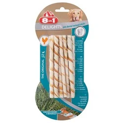 8 in 1 Delights Bones Köpekler İçin Ağız Bakım Çubuğu 10 lu 55 GR - 2