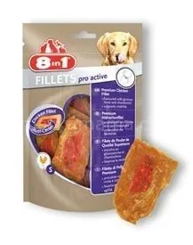 8 İn 1 Fillets Pro Active Köpek Ödül Maması 80GR - 1