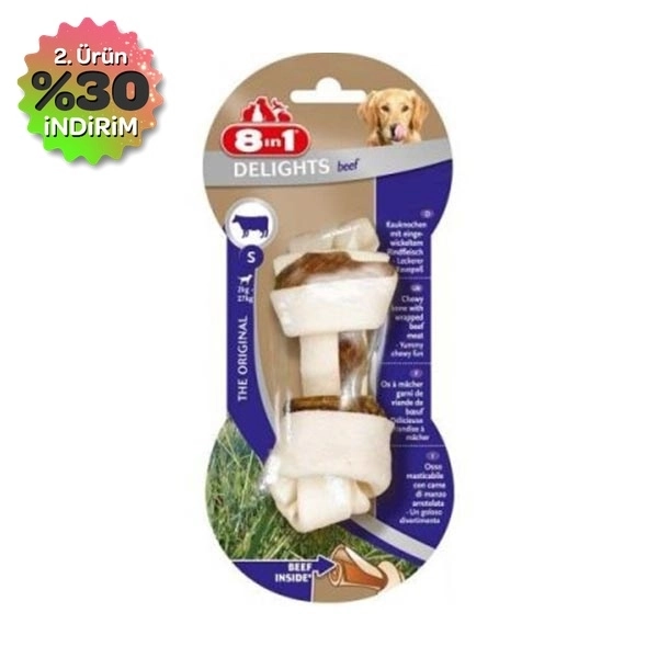 8 in 1 Kemik Şeklinde Biftekli Köpek Ödülü ( Small ) - 2