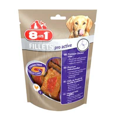 8 in 1 Pro Active Tavuk Fleto Köpek Ödül Maması 80 GR - 1