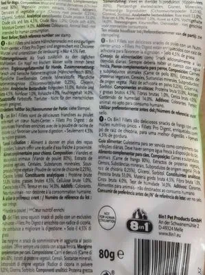 8 in 1 Fillets Pro Digest Sindirim Destekleyici Köpek Ödülü 80 GR - 7