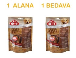 8 in 1 Tavuk Füme Barbekü Çeşnili Köpek Ödülü 80 gr ( 1 ALANA 1 BEDAVA )