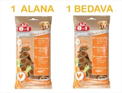 8 in 1 Tavuk ve Havuçlu Köpek Ödülü 100 GR ( 1 Alana 1 Bedava )