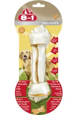 8 in 1 Tavuklu Ağız Bakım Kemiği Large 85 gr - 1