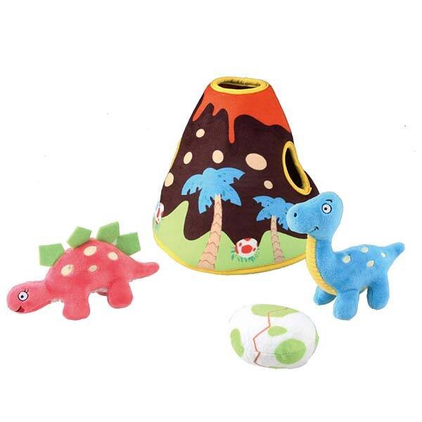 Gigwi  Peluş Volkano Dinazor Çantası Köpek Oyuncağı - 1