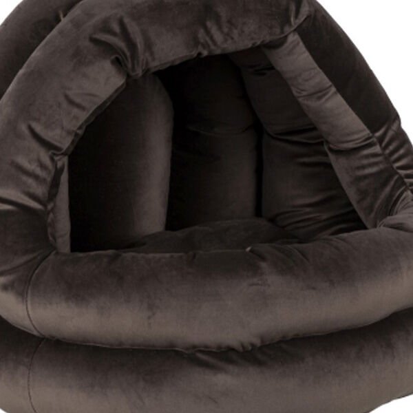 ​​​Lion Deniz Kabuğu Kedi ve Köpek Yatağı Antrasit - 2