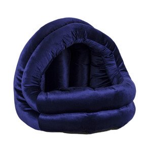 Lion Deniz Kabuğu Kedi ve Köpek Yatağı Mavi