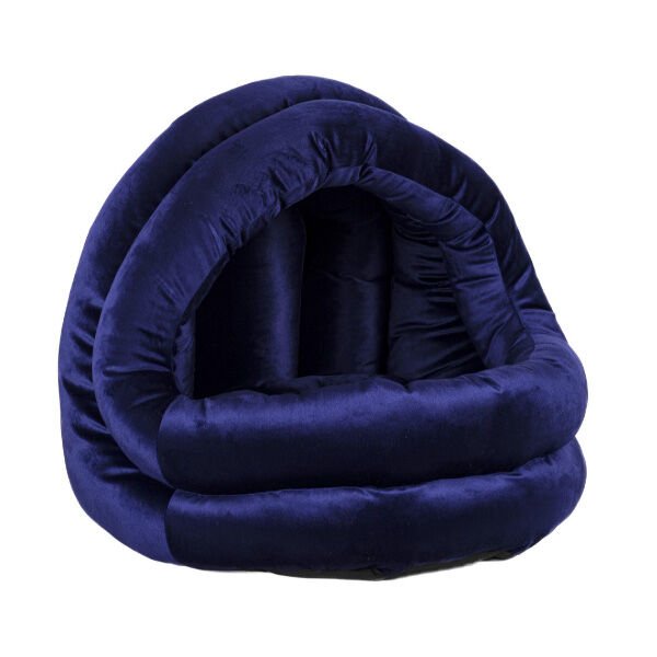 Lion Deniz Kabuğu Kedi ve Köpek Yatağı Mavi - 1