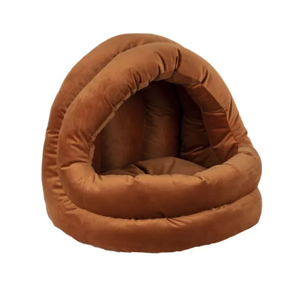 Lion Deniz Kabuğu Kedi ve Köpek Yatağı Turuncu - 1