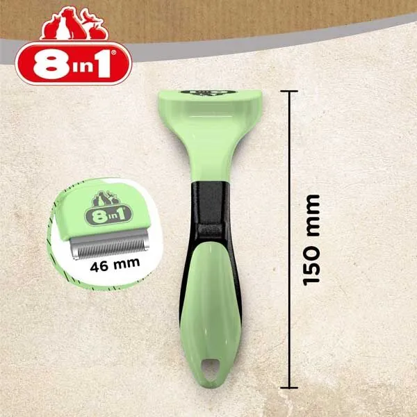 8in1 Coat DeShredder Küçük Irk Köpek Tarağı S - 2