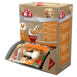 8in1 Delights Bones Düğümlü Tavuklu Köpek Kemiği XS 30'lu Paket - 2