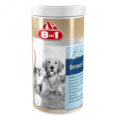 8in1 Excel Kedi ve Köpek Vitamin Tableti 140 Adet - 1
