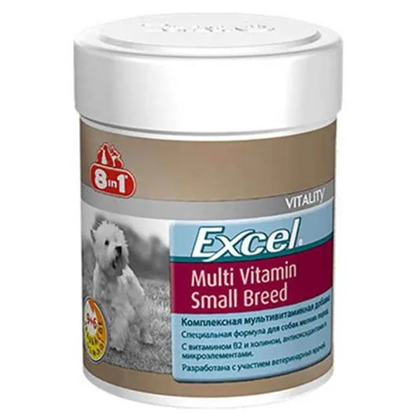 8in1 Excel Küçük Irk Köpek Multivitamini 70 Tablet - 1