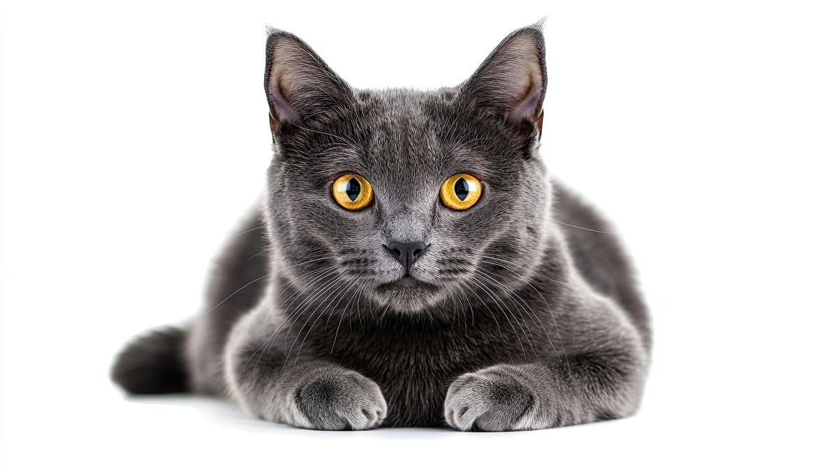 yatan Chartreux kedisi
