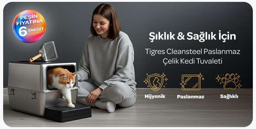 tigres çelik tuvalet kabı