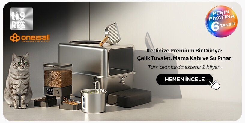 tigres çelik tuvalet kabı