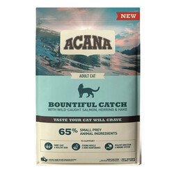 Acana Bountiful Catch Güçlü ve Sağlıklı Kemikler için Balıklı Tahılsız Yetişkin Kedi Maması 4,5 Kg