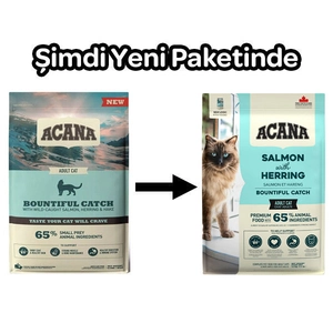 Acana Bountiful Catch Güçlü ve Sağlıklı Kemikler için Balıklı Tahılsız Yetişkin Kedi Maması 4,5 Kg - 2