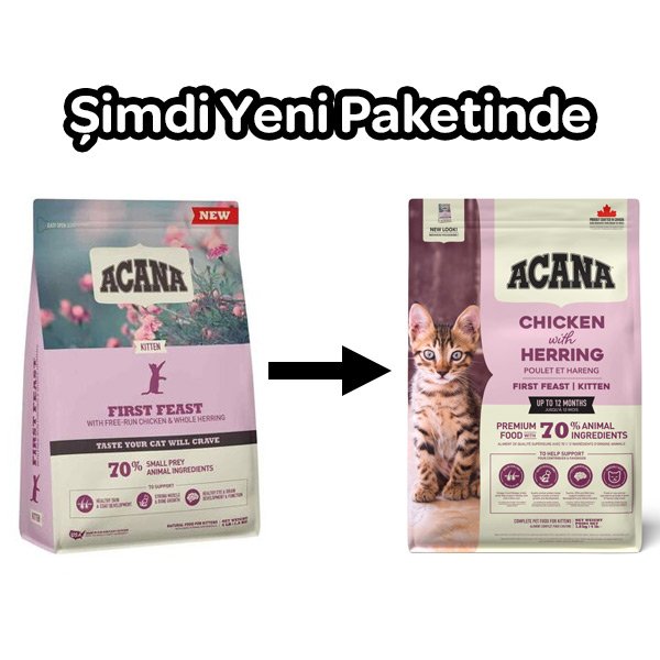 Acana First Feast Tavuklu ve Balıklı Yavru Kedi Maması 1,8 KG - 2