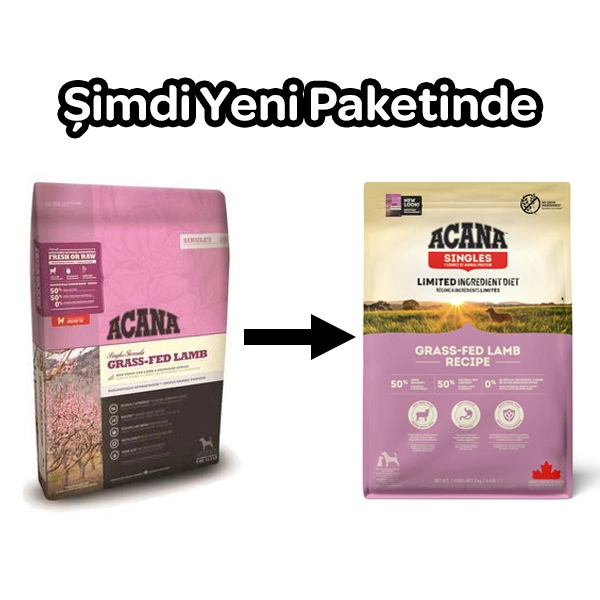 Acana Grass Fed Lamb Kuzu Etli Köpek Maması 2 KG - 2