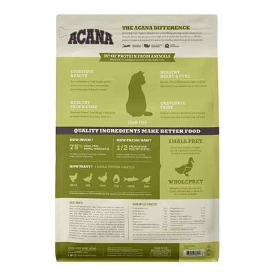 Acana Grasslands Ördekli ve Tavuklu Tahılsız Kedi Maması 1,8 KG - 2