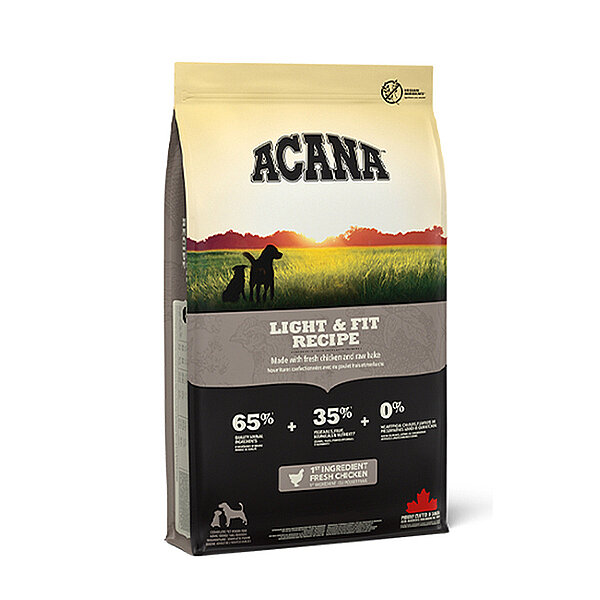 Acana Heritage Light & Fit Tavuklu ve Balıklı Tahılsız Kilo Kontrolü Destekleyici Yetişkin Köpek Maması 2 kg - 1