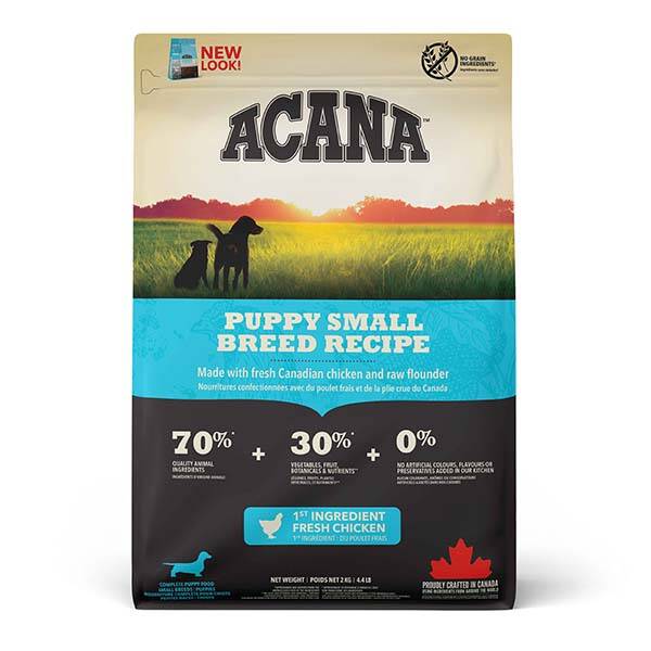 Acana Heritage Puppy Small Breed Tavuklu ve Balıklı Tahılsız Küçük Irk Yavru Köpek Maması 2 kg - 1