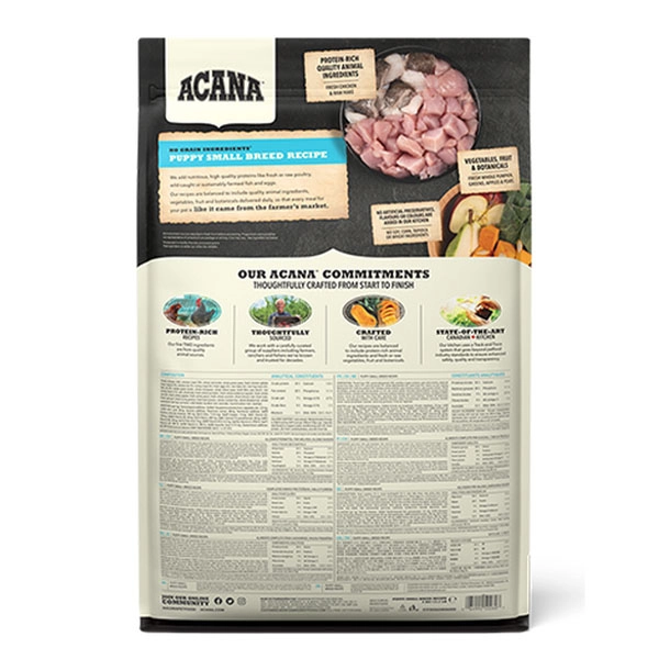 Acana Heritage Puppy Small Breed Küçük Irk Yavru Köpek Maması 6 KG - 2
