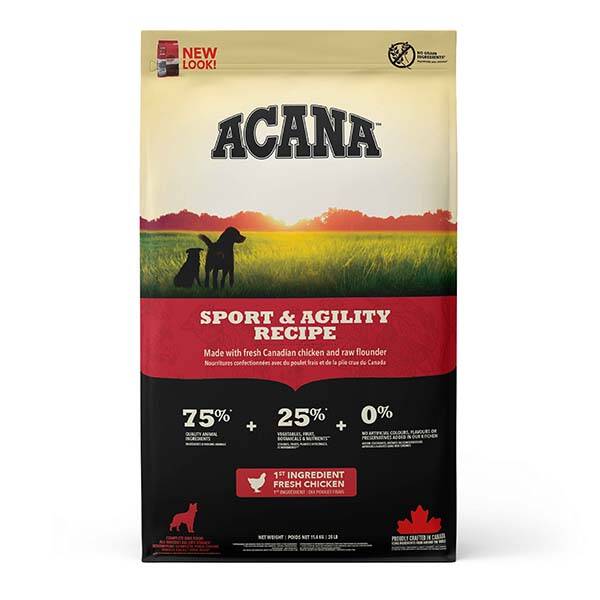 Acana Heritage Sport & Agility Tavuklu ve Balıklı Tahılsız Aktif Yetişkin Köpek Maması 11,4 kg - 1