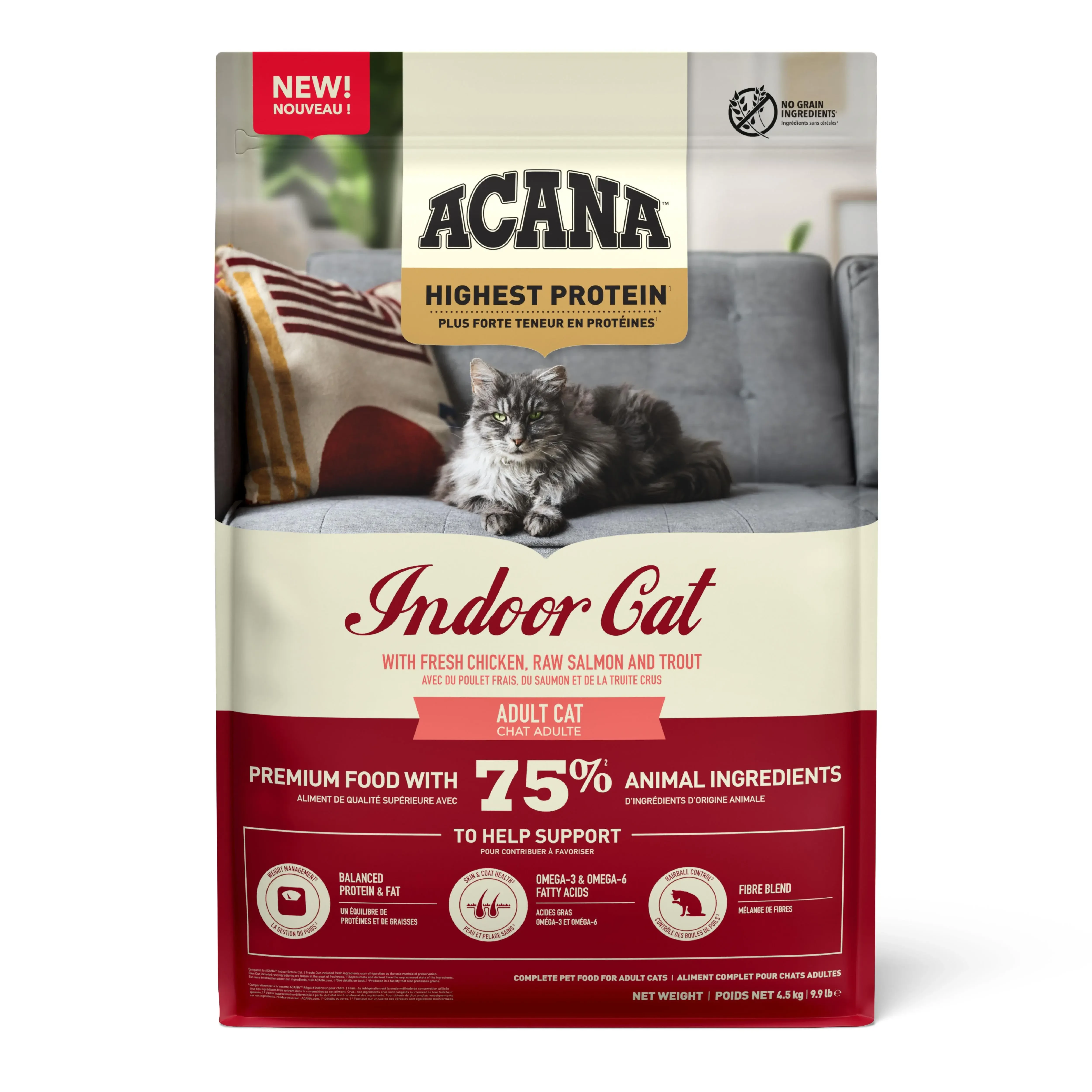 Acana Highest Protein Indoor Sterilised Kısır Kedi Maması 4,5 kg