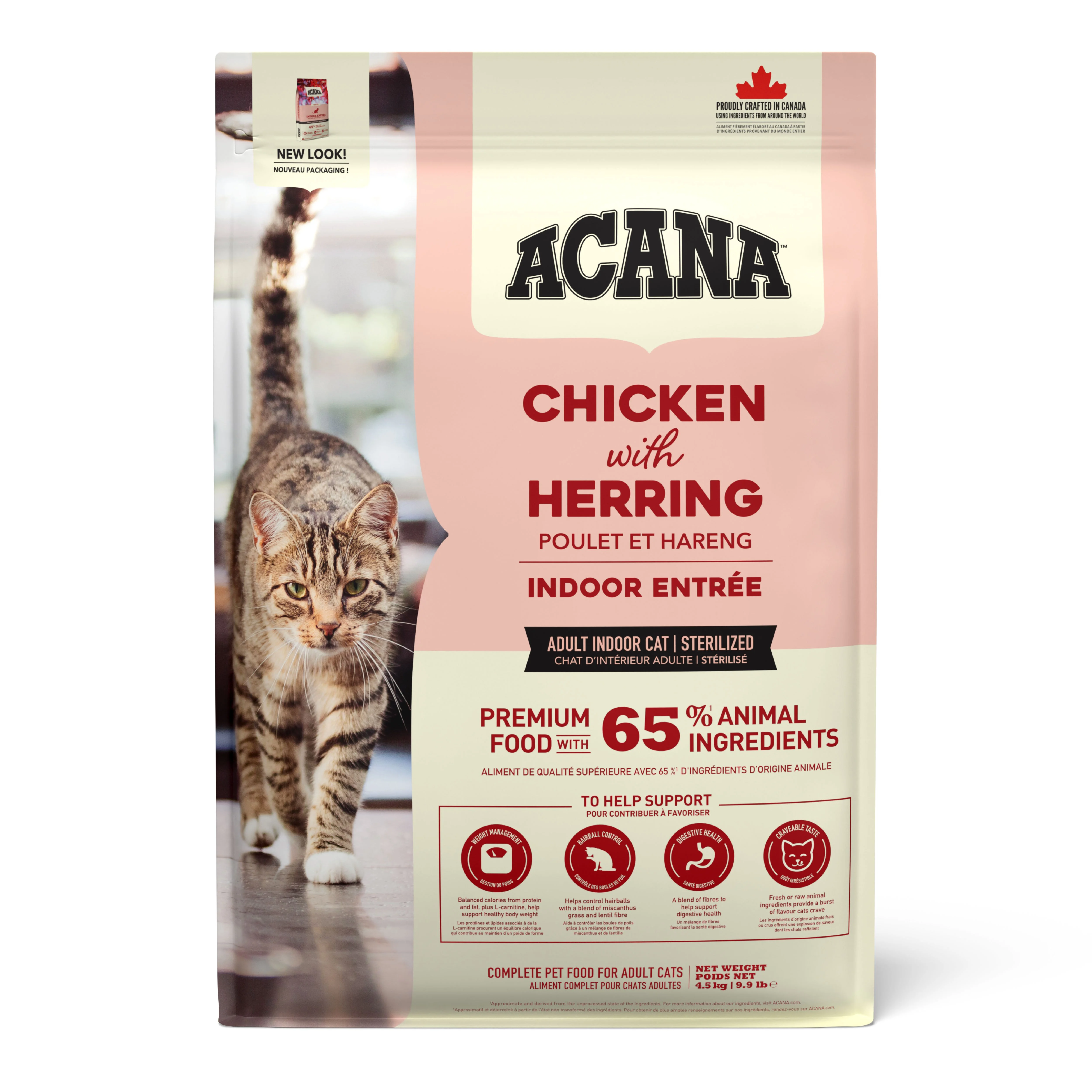 Acana Indoor Entree Tavuklu ve Ringa Balıklı Kısırlaştırılmış Yetişkin Kedi Maması 1,8 kg - 1