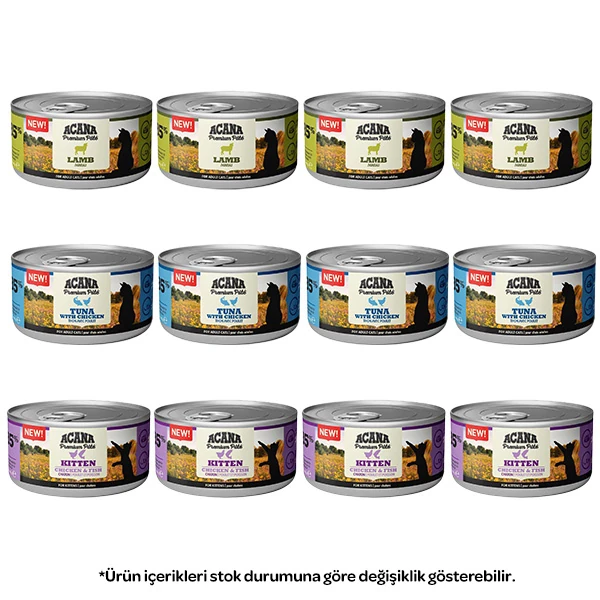 Acana Karışık Yetişkin Yaş Kedi Maması 85 Gr X 12 Adet - 1