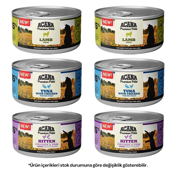 Acana Karışık Yetişkin Yaş Kedi Maması 85 Gr x 6 Adet - 1