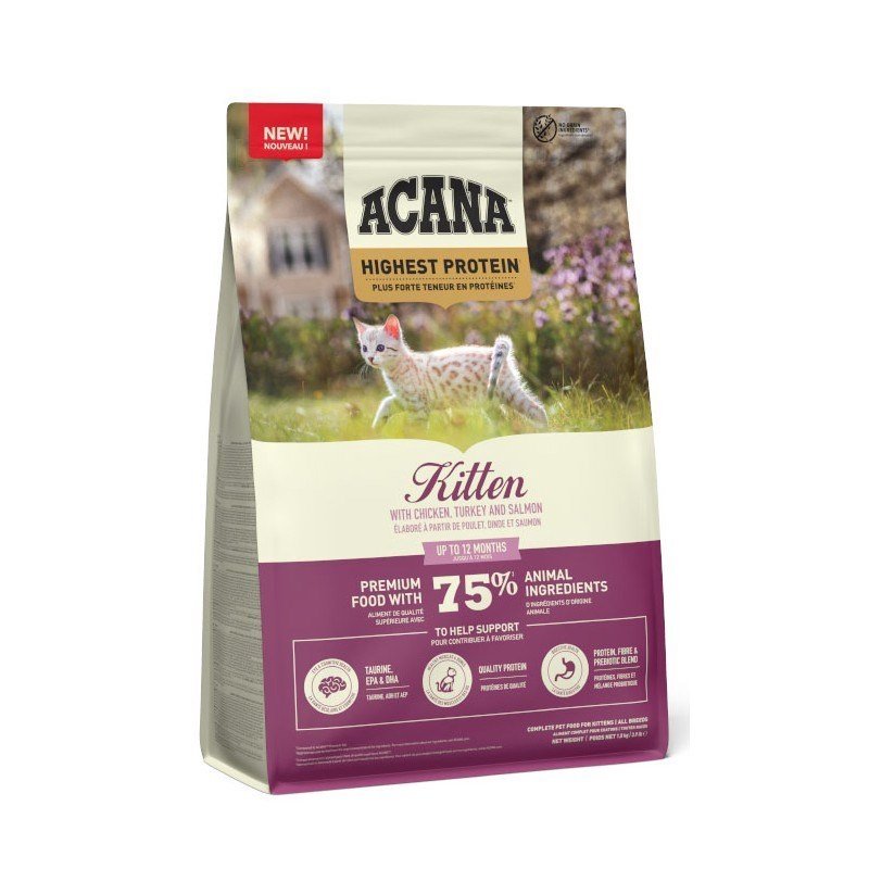 Acana Kitten Yüksek Proteinli Tahılsız Yavru Kedi Maması 1,8kg - 1