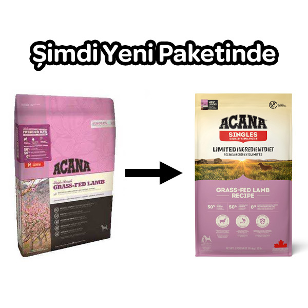 Acana Singles Grass-Fed Lamb Kuzu Etli Tahılsız Yetişkin Köpek Maması 11,4 kg - 2