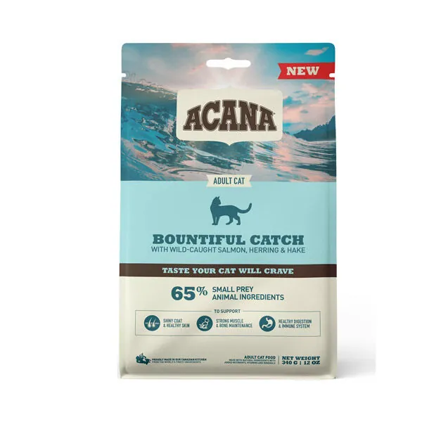 Acana Bountiful Catch Balıklı Tahılsız Yetişkin Kedi Maması 340 Gr - 1