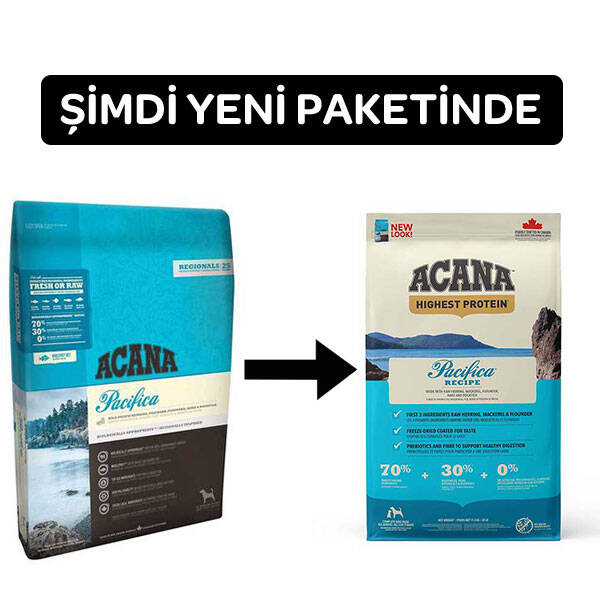 Acana Regionals Pacifica Balıklı Tahılsız Yetişkin Köpek Maması 11,4 kg - 2
