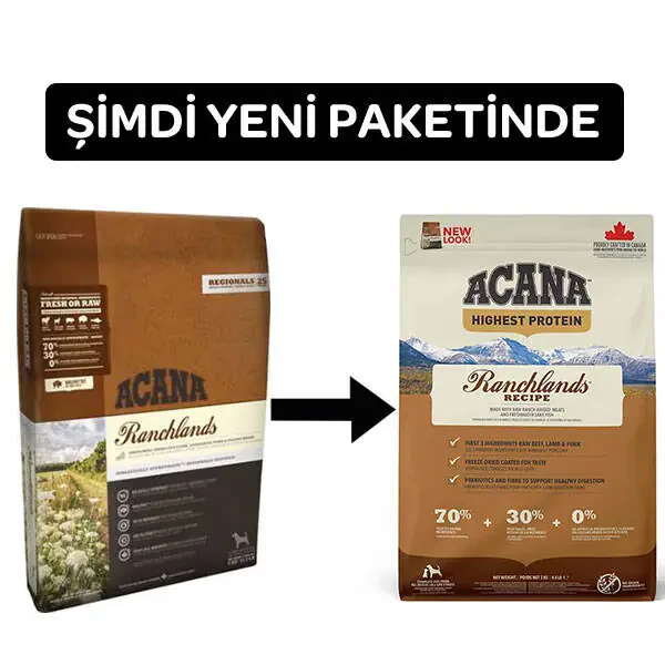 Acana Ranchlands Sığır Etli Köpek Maması 2 KG - 2
