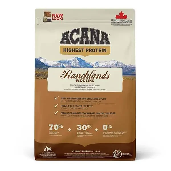 Acana Ranchlands Sığır Etli Köpek Maması 2 KG - 1