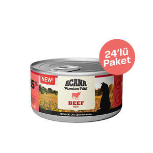 Acana Sığır Etli Kedi Yaş Maması 85 gr x 24