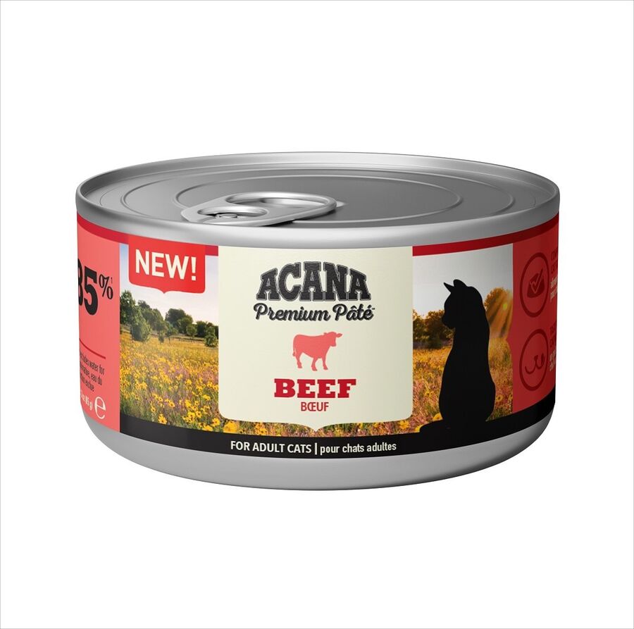 Acana Premium Pate Sığır Etli Ezme Yetişkin Kedi Yaş Maması 85 g - 1