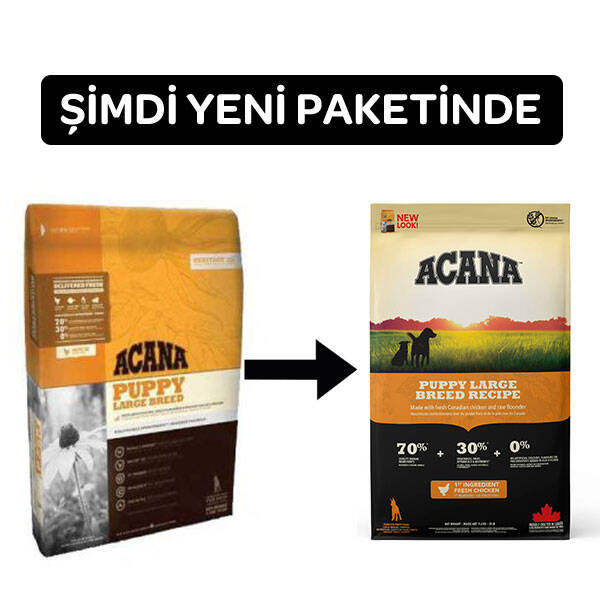 Acana Heritage Puppy Large Breed Tahılsız Büyük Irk Yavru Köpek Maması 11,4 kg - 2