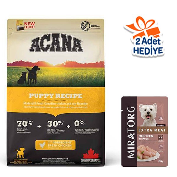 Acana Tahılsız Yavru Köpek Maması 2 KG - 1