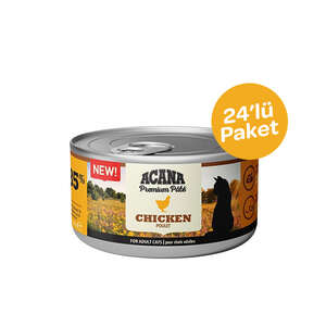 Acana Tavuk Etli Kedi Yaş Maması 85 gr x 24