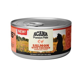 Acana Premium Pate Somonlu ve Tavuklu Ezme Yetişkin Kedi Yaş Maması 85 g