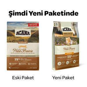 Acana Regionals Wild Prairie Tavuklu ve Balıklı Tahılsız Yavru ve Yetişkin Kedi Maması 4,5 kg - 2